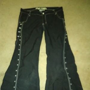 Gothic wide pants